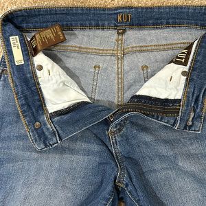 Kut From the Kloth Bhody Skinny High Rise Fab Ab Raw Curve Hem